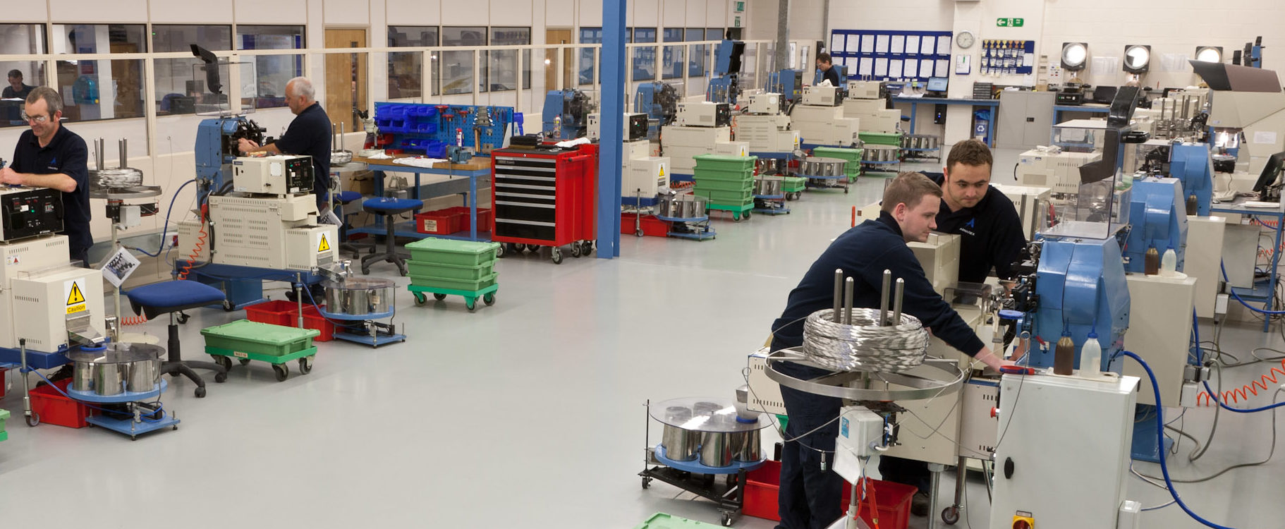 Figure 1: The factory floor at Advanex.