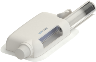 SUBCUJECT WBI: LOW-COST, LARGER VOLUME, HIGH-VISCOSITY WEARABLE BOLUS INJECTOR – USING STANDARD GLASS PRIMARY PACKAGING